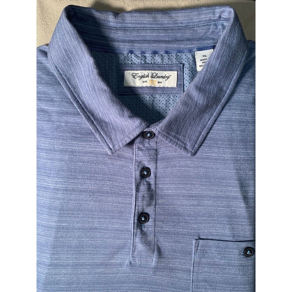 English Laundry Men’s Polo SIZE XL Light Blue
